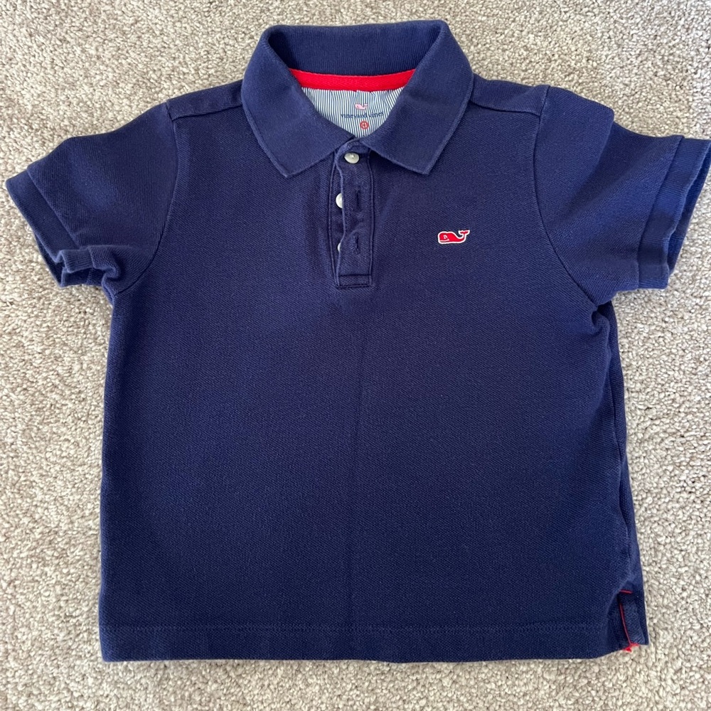 Vineyard Vines Unisex Collared Shirt | navy